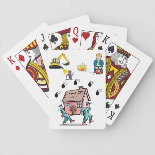 Construction Playing Card Deck