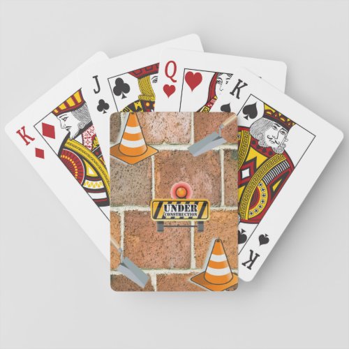 Construction Playing Card Deck