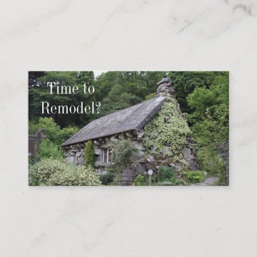 Customizable Construction/Remodeling Business Card