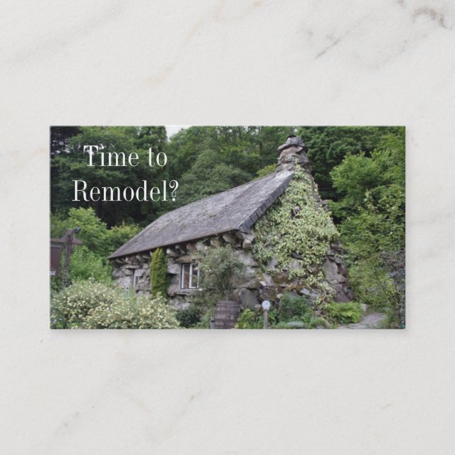 Construction/Remodeling Business Card (Front)