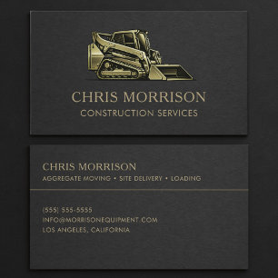 Construction Services Business Card