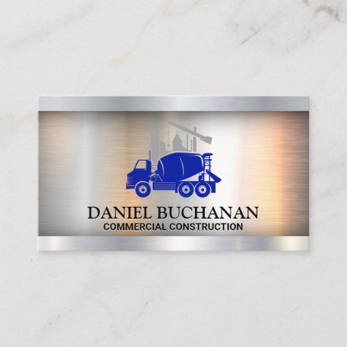 Construction Site and Vehicle Business Card