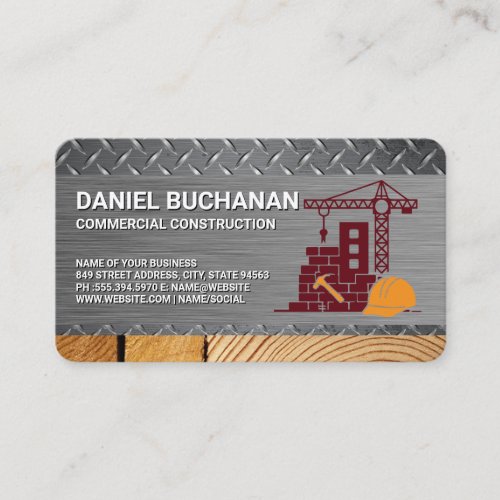 Construction Site | Building Material | Properties Business Card