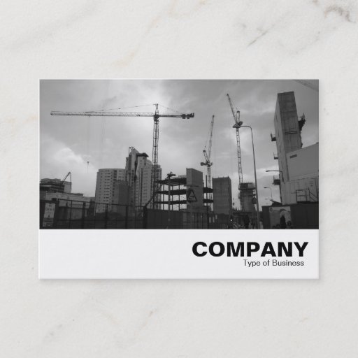 Customizable Construction Site Business Card Template
