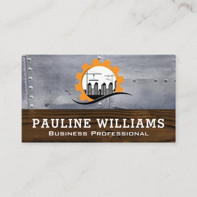 Construction Site | Developer | Architect Business Card (Front)