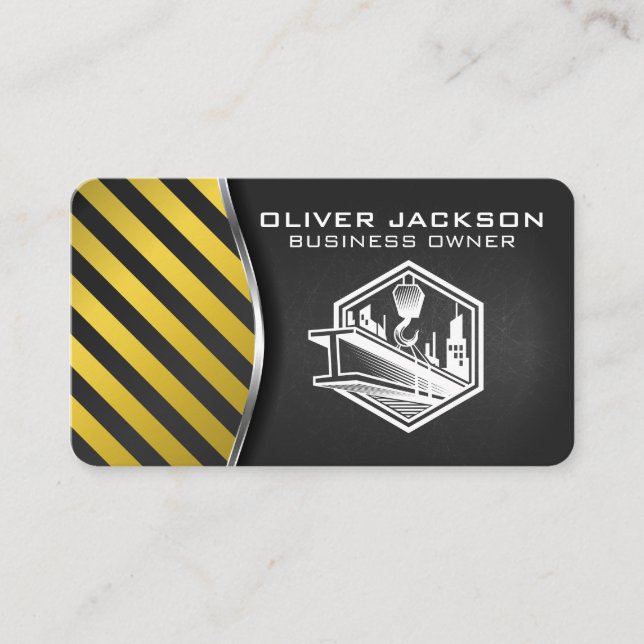 Construction Site | Developer | Contractor Business Card (Front)