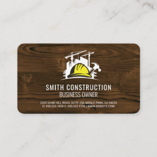 Construction Site Home Repair Tools Business Card
