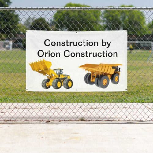 Construction Site Outdoor Sign Banners