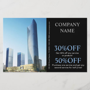 construction skyscraper architecture architect flyer