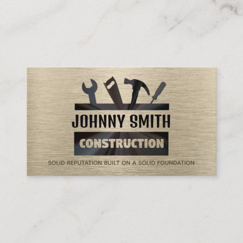 Construction Slogans Business Cards