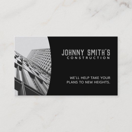 Construction Slogans Business Cards