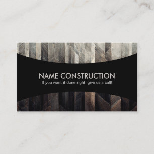 Construction Slogans Business Cards
