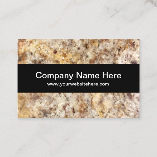 Construction Stone Look Background Business Card