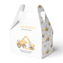 Construction Theme Birthday Favor Box