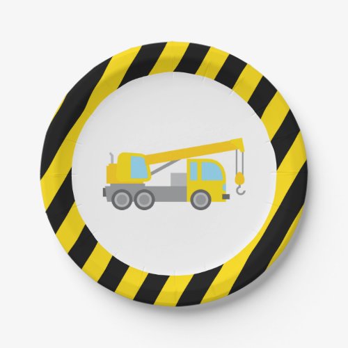 Construction Theme Birthday Party Paper Plates