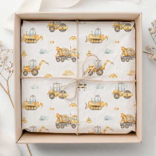 Construction Theme Gift  Tissue Paper
