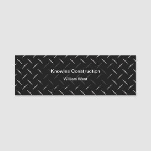 Construction Theme Staff Name Tags
