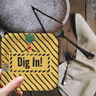 Construction Themed Birthday Paper Plates