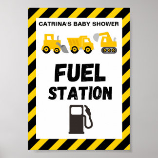 Construction themed party Sign
