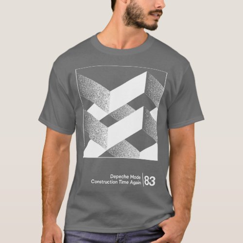 Construction Time Again Minimal Style Graphic Artw T_Shirt