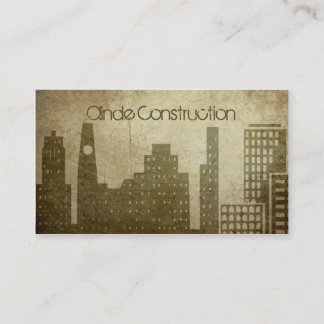 Construction (Today's Best Award) Business Card
