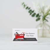 Construction Tool Box Business Card Template 2 (Standing Front)