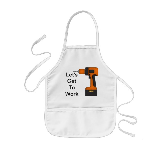 Construction Tool kids apron (Front)