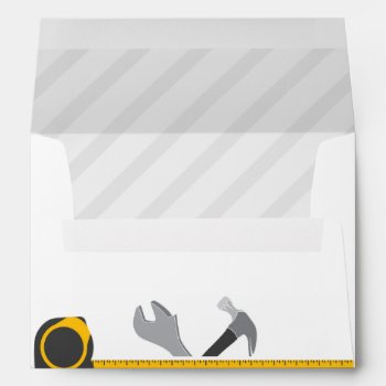 Construction Tools Envelope by cranberrydesign at Zazzle