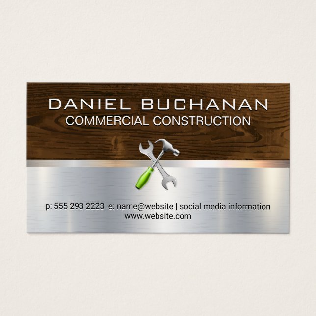 Construction Tools Hardware Metal Wood (Front)