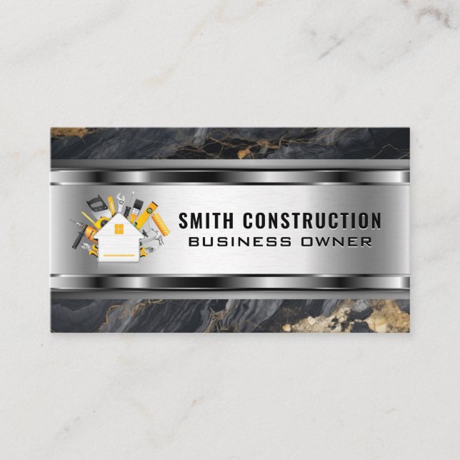 Construction Tools | Home Repair  Business Card (Front)