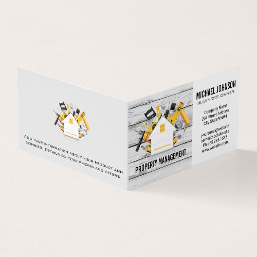 Construction Tools Supplies Business Card