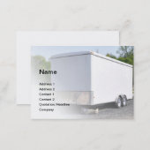 construction trailer business card (Front/Back)