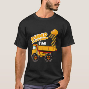 Construction Truck 1St Birthday Boy Builder 1 Year T-Shirt