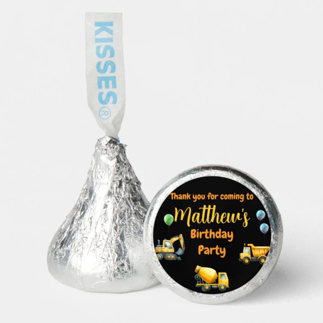 Construction truck Birthday Hershey's kisses Hershey®'s Kisses® (Front)