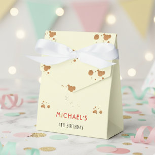 Construction truck boy birthday favor boxes