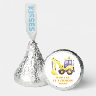 Construction Truck Excavator Birthday Party Hershey®'s Kisses®