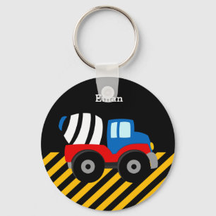 Construction Truck Keychain