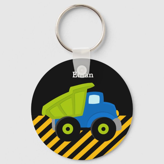 Construction Truck Keychain (Front)