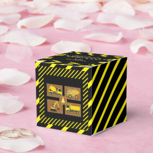 Construction Truck Kids Birthday Party Decorations Favor Boxes