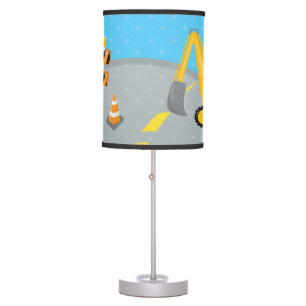 Construction truck table lamp