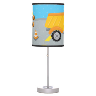 Construction truck table lamp