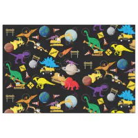 Construction Trucks Pattern - Excavator, Dump Truck, Backhoe and more. Wrapping  Paper by iDove Design