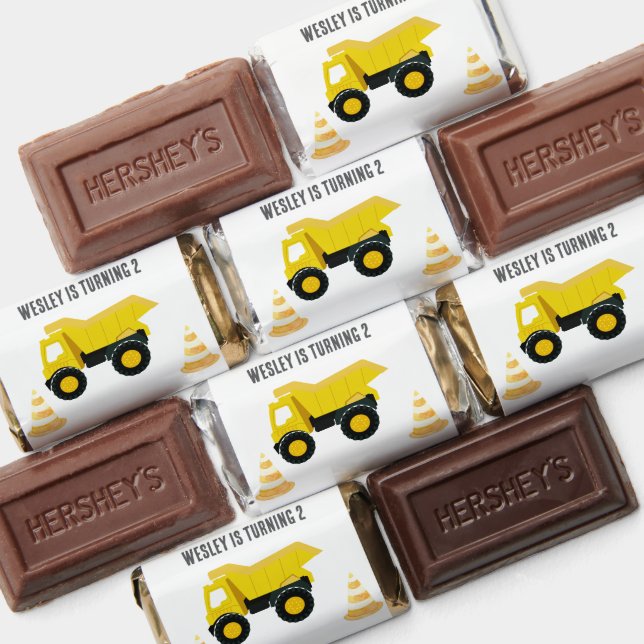 Construction Trucks Birthday Hershey's Miniatures (Assorted)