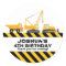 Construction Trucks Birthday Party Favor Sticker