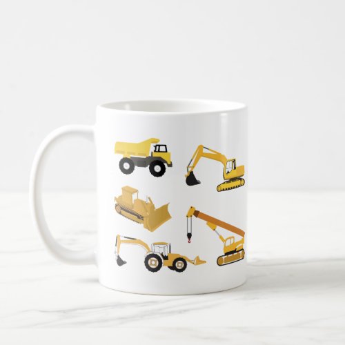 Construction Trucks Coffee Mug
