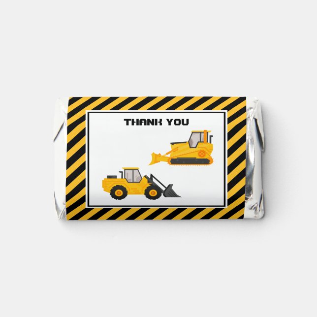 Construction Trucks Kid's Hershey's Miniatures (Front)