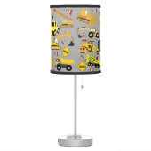 Construction Trucks Pattern Table Lamp (Left)