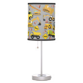 Construction Trucks Pattern Table Lamp (Right)