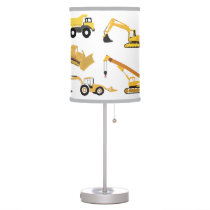Construction Trucks Table Lamp Construction Trucks Table Lamp