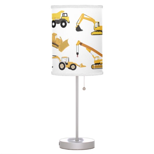 Construction Trucks Table Lamp (Left)